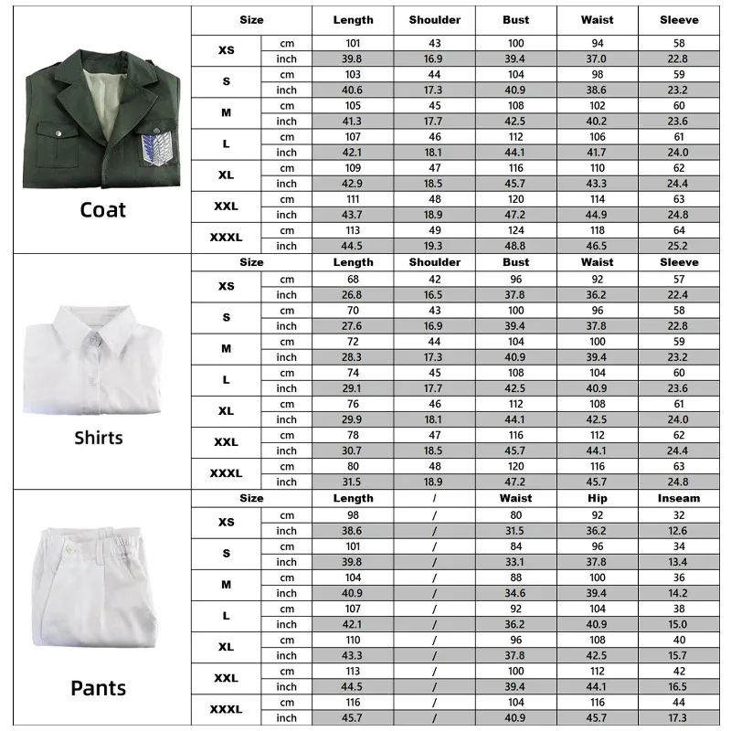 Anime AOT Cosplay Levi Costume Shingek No Kyojin Scouting Legion Soldier Coat Trench Jacket Uniform Halloween Outfit