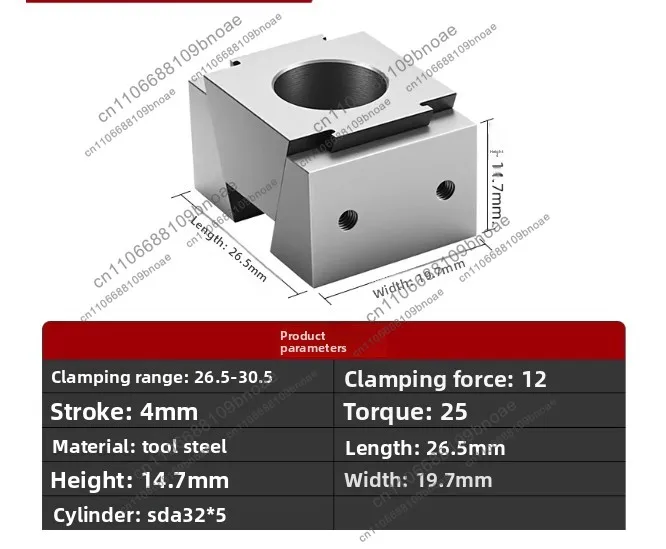 Accessories 1pcs single and double way ok clamp cnc multi-slot side single edge clamp