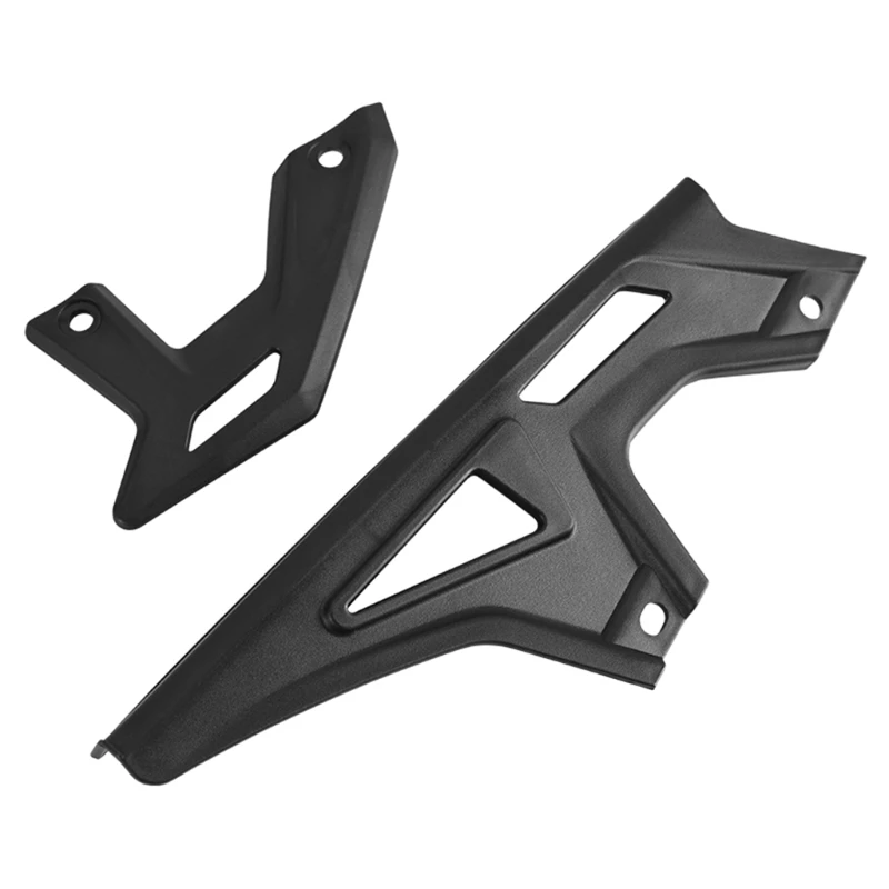 Elektro-Dirt-Bike-Antriebsschutz-Set, schwarze obere und untere Abdeckungen H8WE – Detail 1