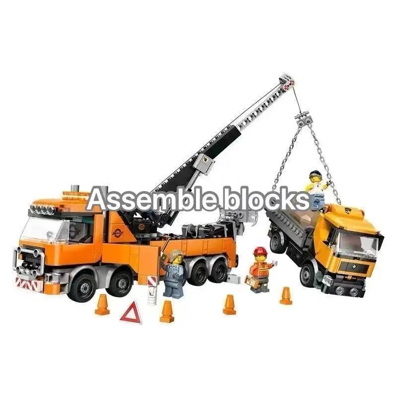 

Новые строительные блоки MOC 60467 2026 года | Грузовик-кран City Series Heavy Tower Crane Truck | Идеальный подарок на Рождество и Хэллоуин