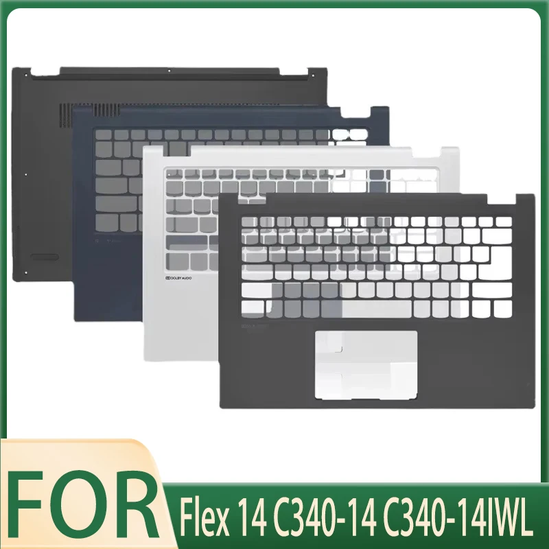 

NEW for IdeaPad Flex 14 C340-14 C340-14IWL C340-14API C340-14IML Laptop Palmrest Upper Case Keyboard Bezel Cover C340-14