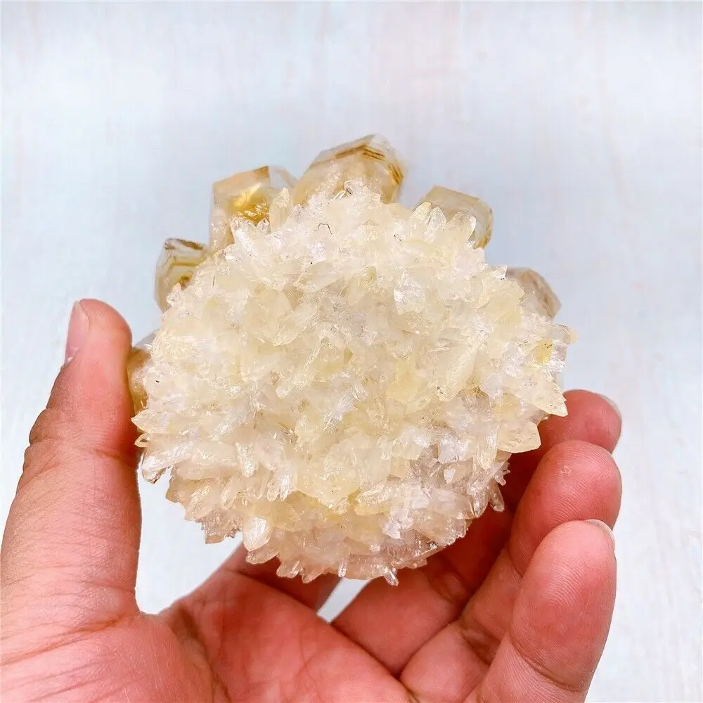 Natural Raw Citrine Quartz Stone Cluster Crystal Healing Yellow Stones Mineral Specimen