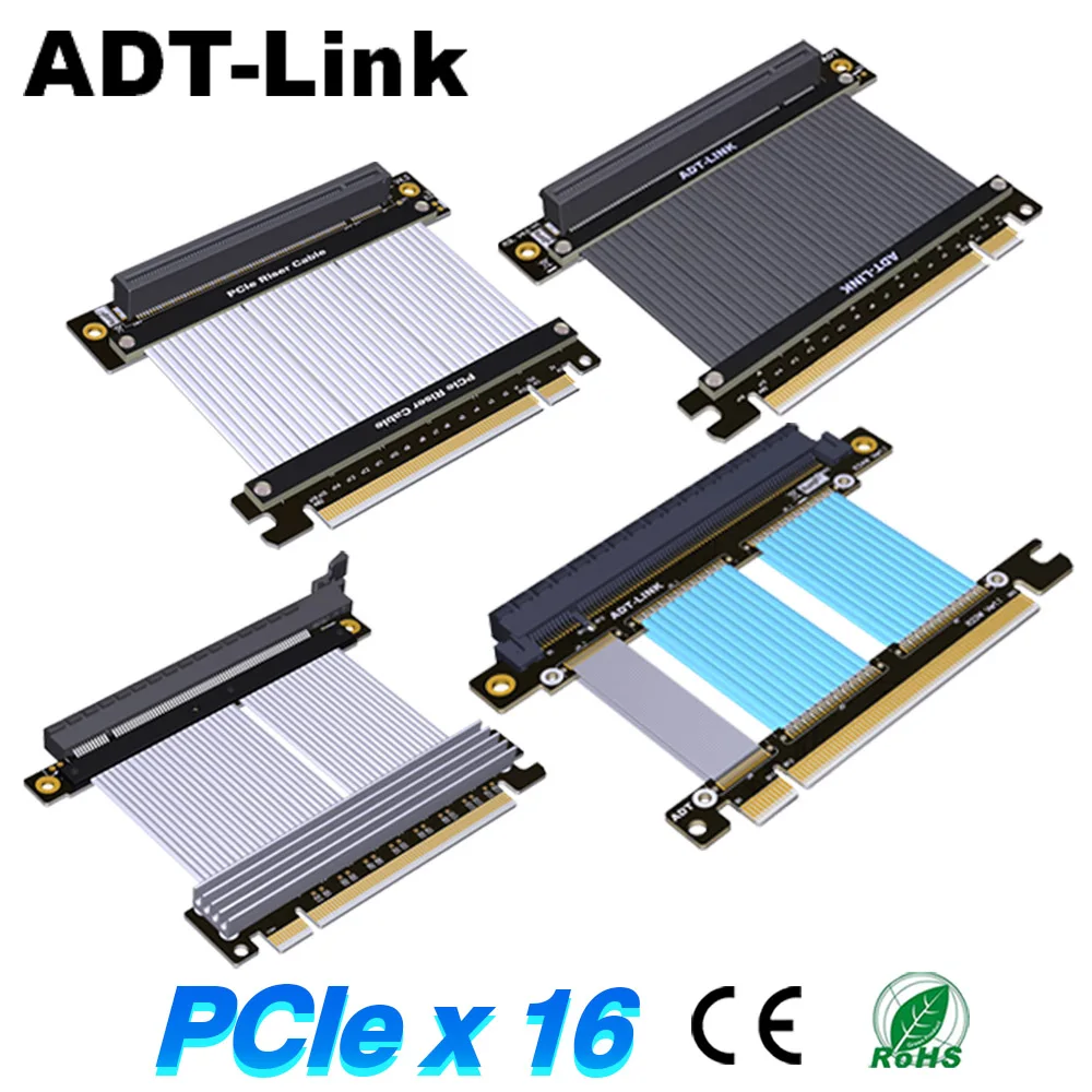 

2023 NEW Riser PCI Express 3.0 4.0 5.0 X16 To PCIe 16x GPU Graphics Card Flexible Flat Extension Cable Support Rtx3080 Rtx3060