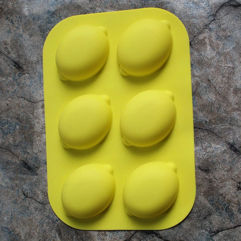 6 Cavities Cake Moulds Cupcake Pan Silica Gel Material Cake Pans Desserts Moulds Dropship