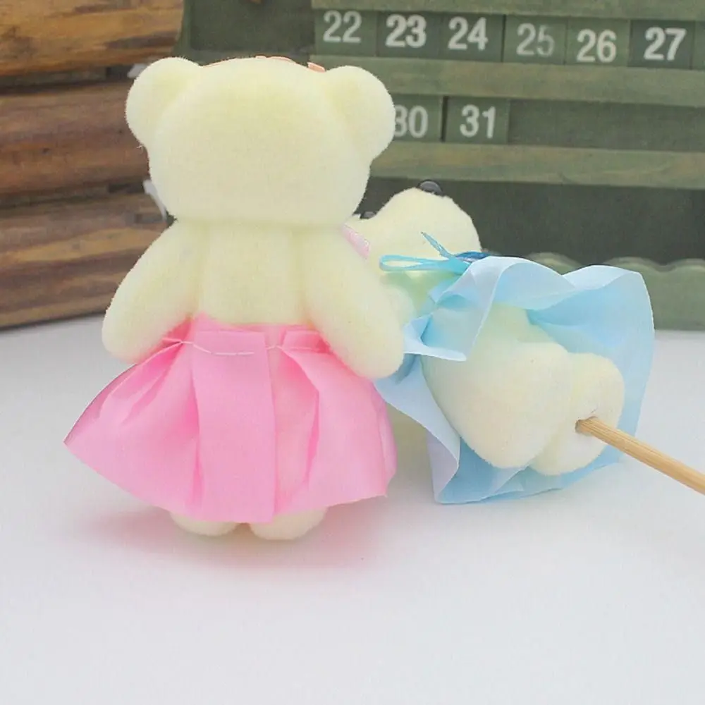 

Набор из 10 штук: плюшевые мишки-фигурки, мини-мишки для букетов, 10 см, для букетов на День святого Валентина