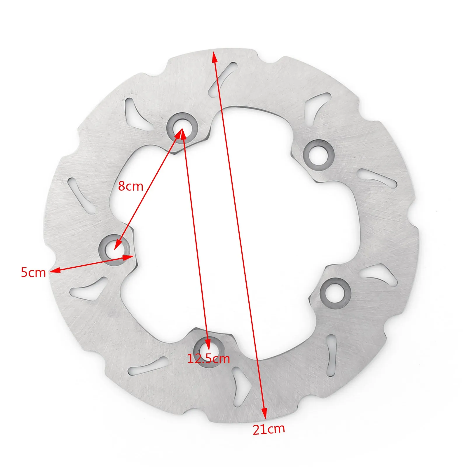 Topteng Rear Brake Rotor Disc Fit for Suzuki AN250 AN400 Burgman / Skywave 1998-2000 2001 2002 2003 2004 2005 2006 AN 250 400