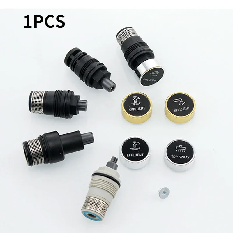 Bath Thermostatic Faucet shower switch  Valve Core cartriage shower valve cartridge Button Type Recessed Shower Valve Core