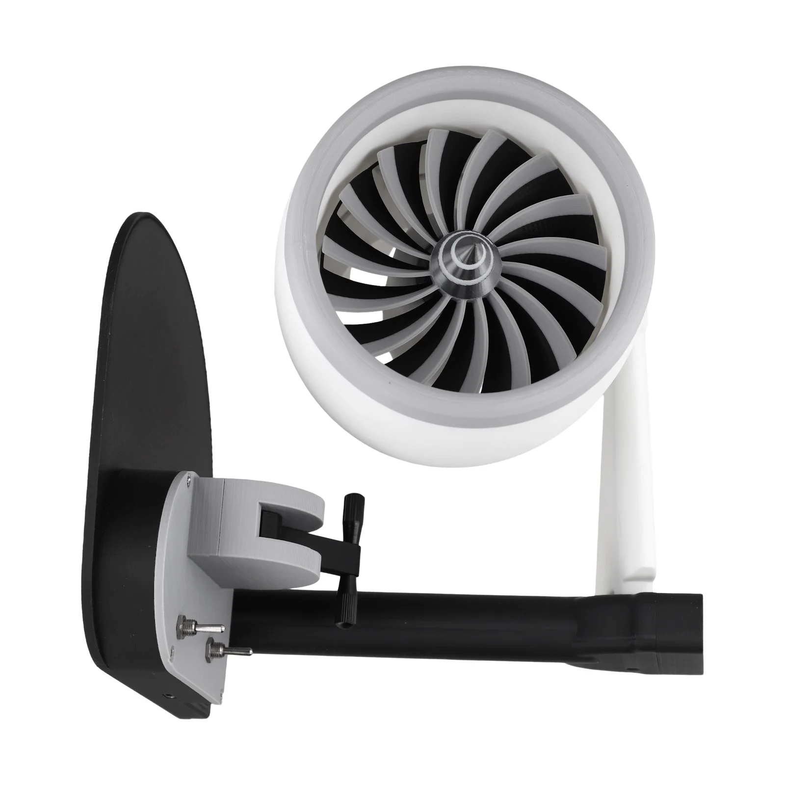 Desktop Use Home Use Engine Fan USB Jet Fan Adjustable Airflow Efficient Airflow Lightweight Alloys Precise Temperature Control