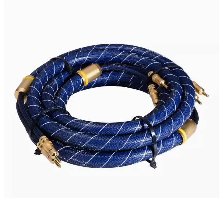 

Winner/SC-1/SC-6 speaker cable Gold and Silver Ring Snake HI-FI audio speaker cable fever audio cable