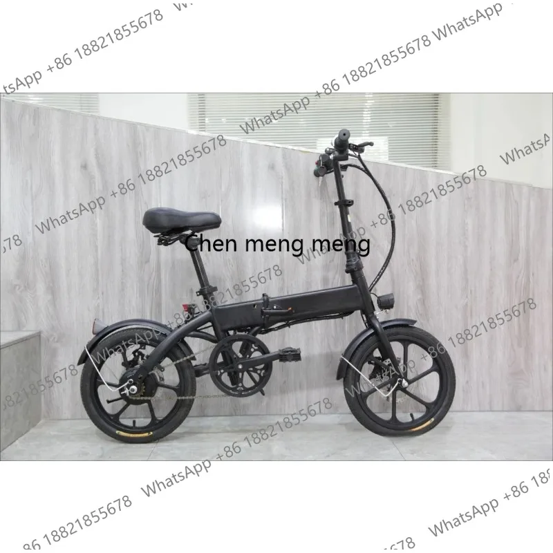 Driver's Adult' Folding Electric Bicycle Two Wheels  Foldable Electrical  Portable Trunk