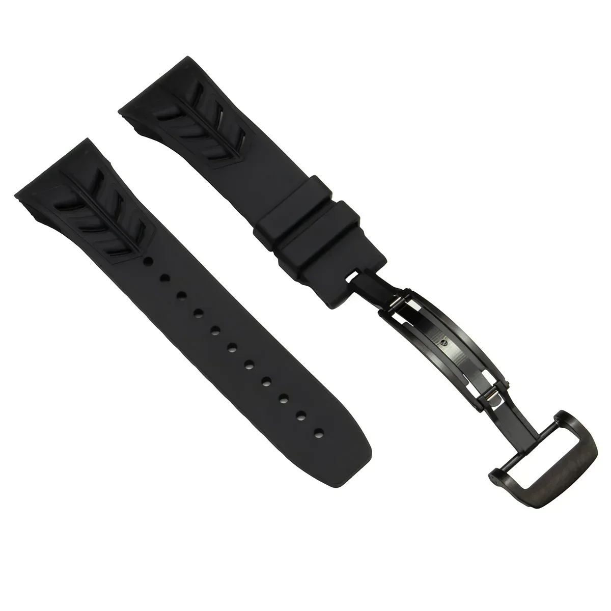 Luxe koolstofvezel modificatiekit voor Samsung Galaxy Watch Ultra 47 mm Carbon Case rubberen band voor Galaxy Watch 7 Ultra 47 mm