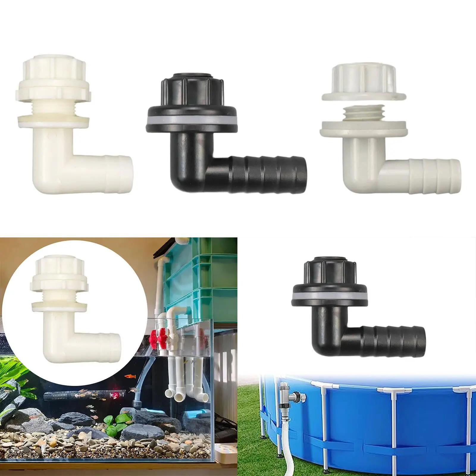 水槽灌漑システム、魚タンク用エルボーホースノズル