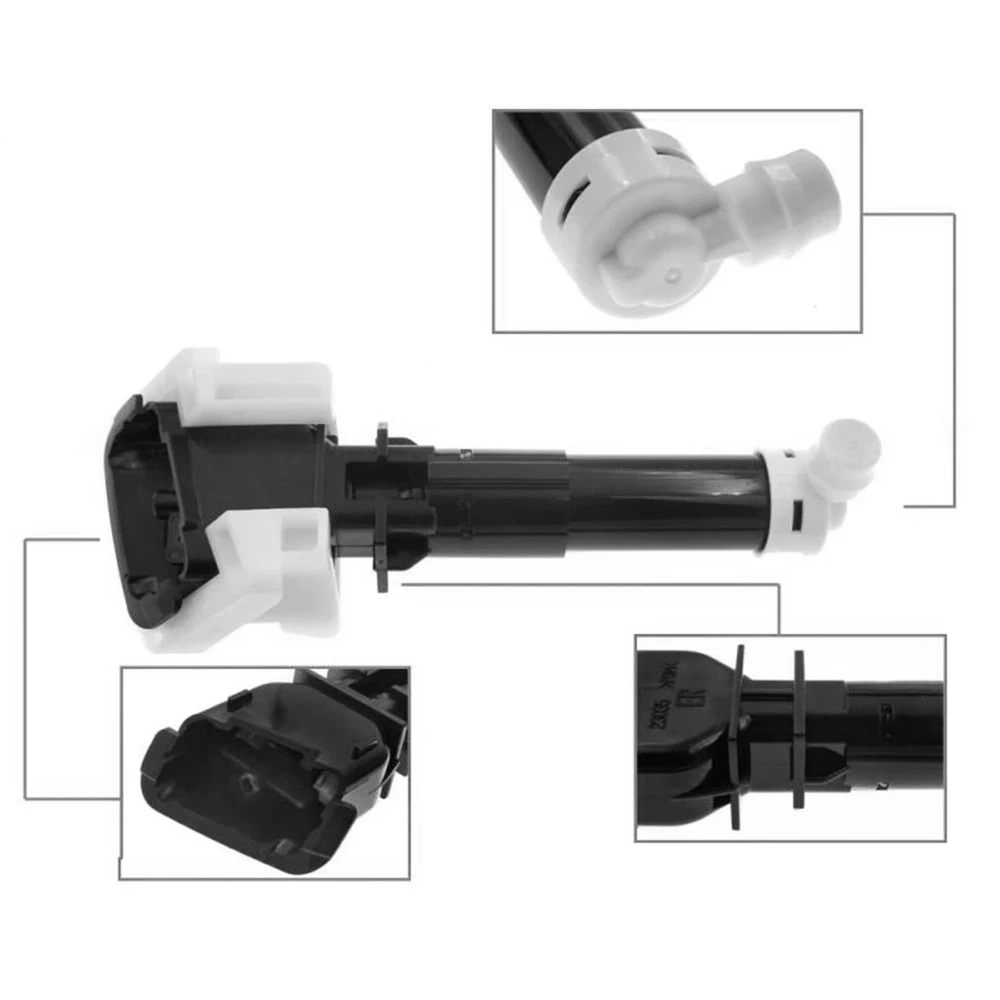 Car Front Headlight Washer Nozzle Washer Spray Nozzle for Nissan Q70 Infiniti M37 2013-2017 28642-1MK0A 28641-1MK0A