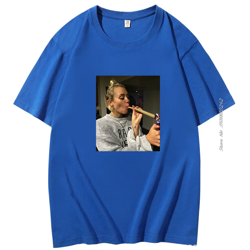 إيثان بيترز هانا مونتانا القطن تي شيرت Harajuku محب الشارع الشهير للجنسين موضة الصيف عالية الجودة تي شيرتات قصيرة الاكمام #3