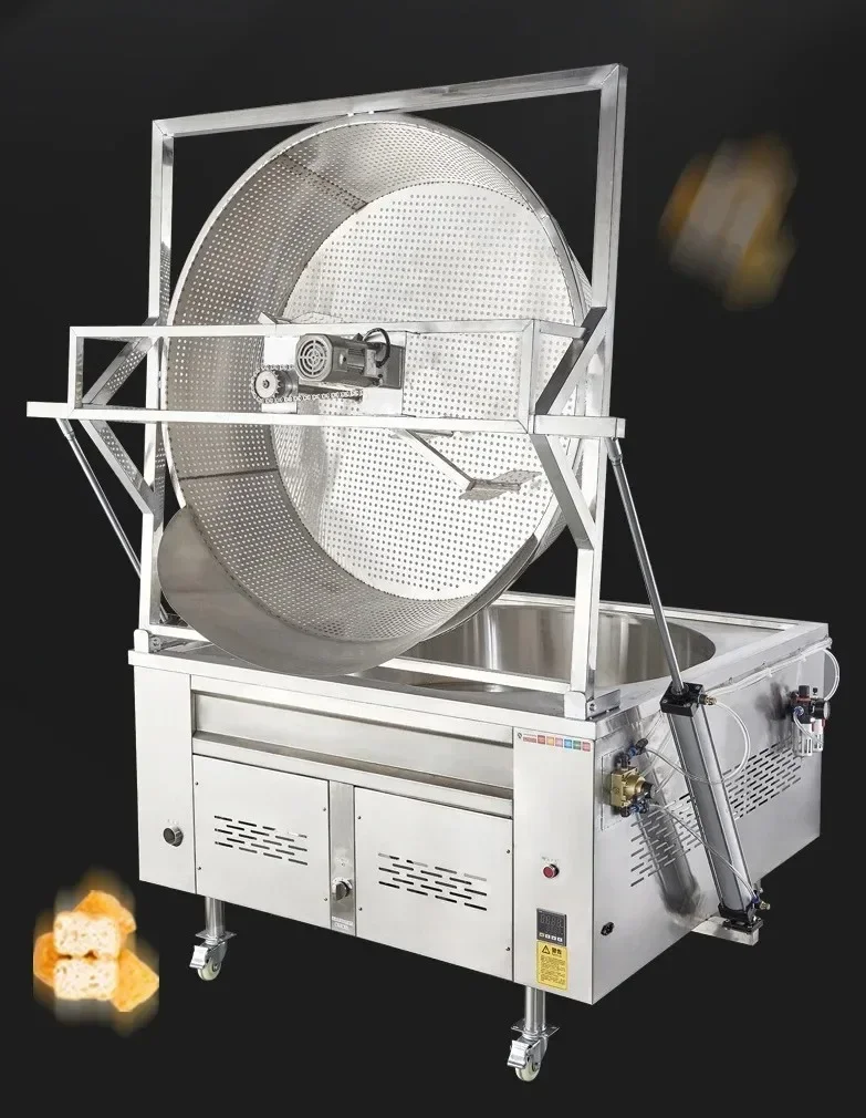 Large Commercial Stainless Steel Gas Fryer Snack Food Electric Deep Fryer