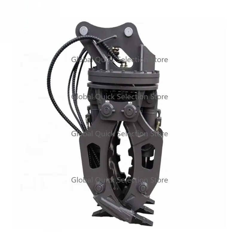 Rippa Construction Machinery Attachments Exc-avator Parts Mini Exca-vator Log Grapple With Qu-ick Hitch
