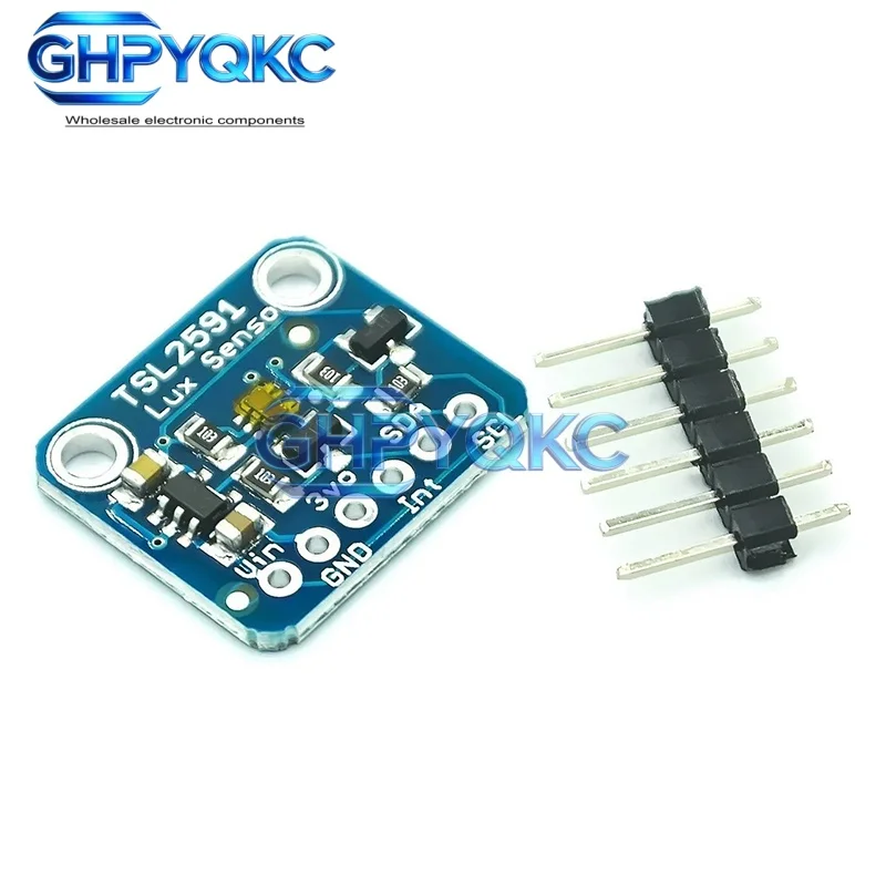 TSL2591 Digital Light Sensor Breakout Module High Dynamic Range Lux IR Infrared Full Spectrum Diodes Detect 3.3V-5V for Arduino