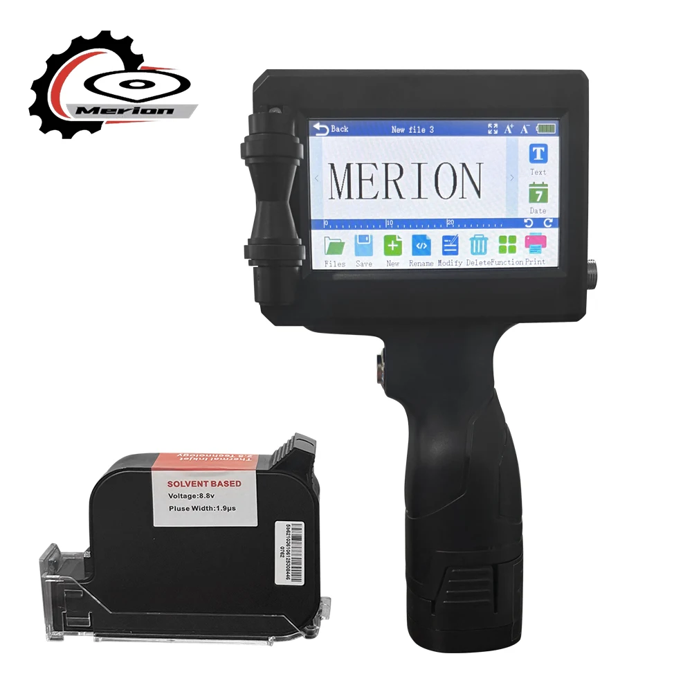 D10 28 language date number logo expiry date label plastic carton hand jet handheld thermal inkjet printer