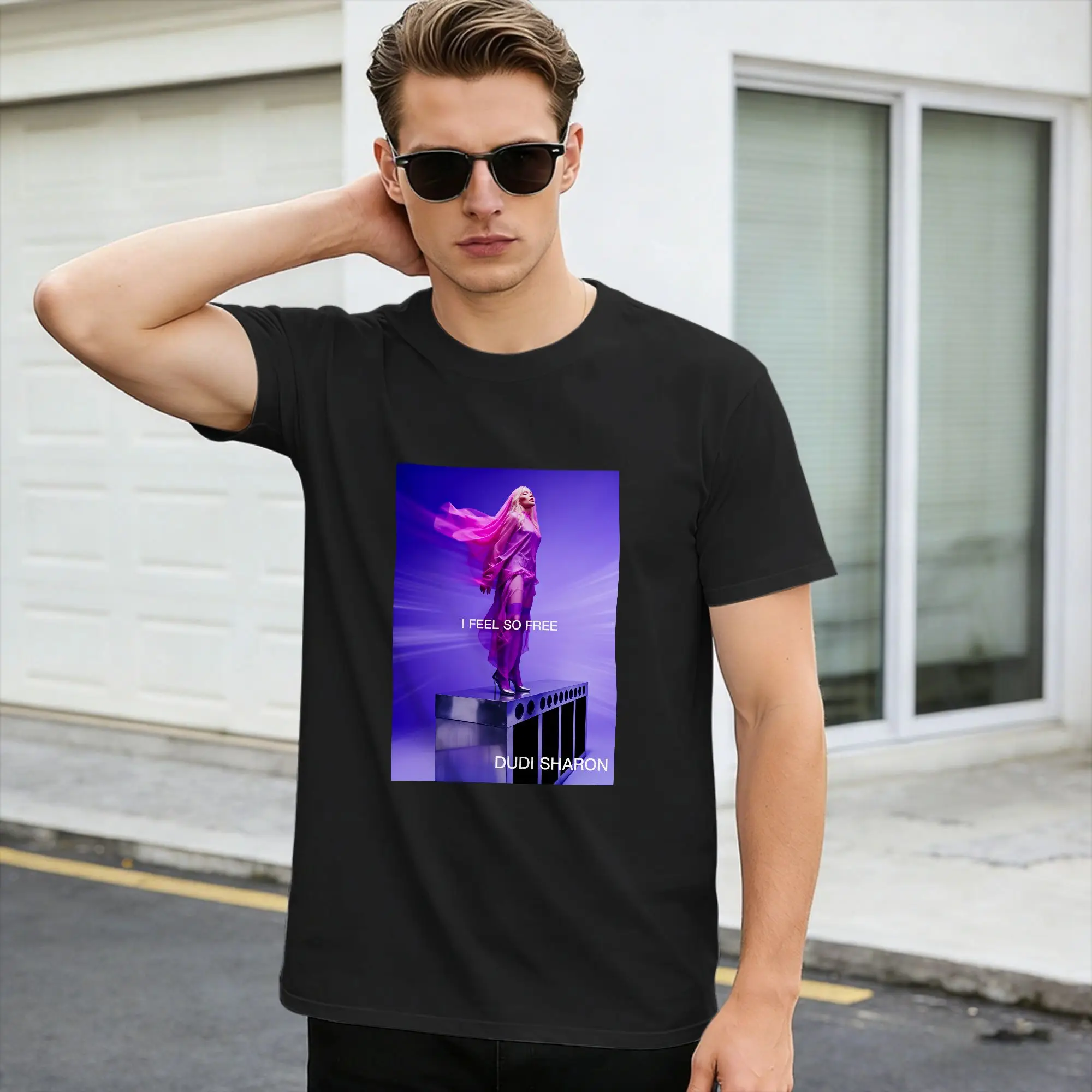 I Feel So Free Album 2026 M-MadonnaS T Shirt Men  Y2K Basic T Shirts Summer O-Neck Harajuku Tees Hot Sale Plus Size Tops,
