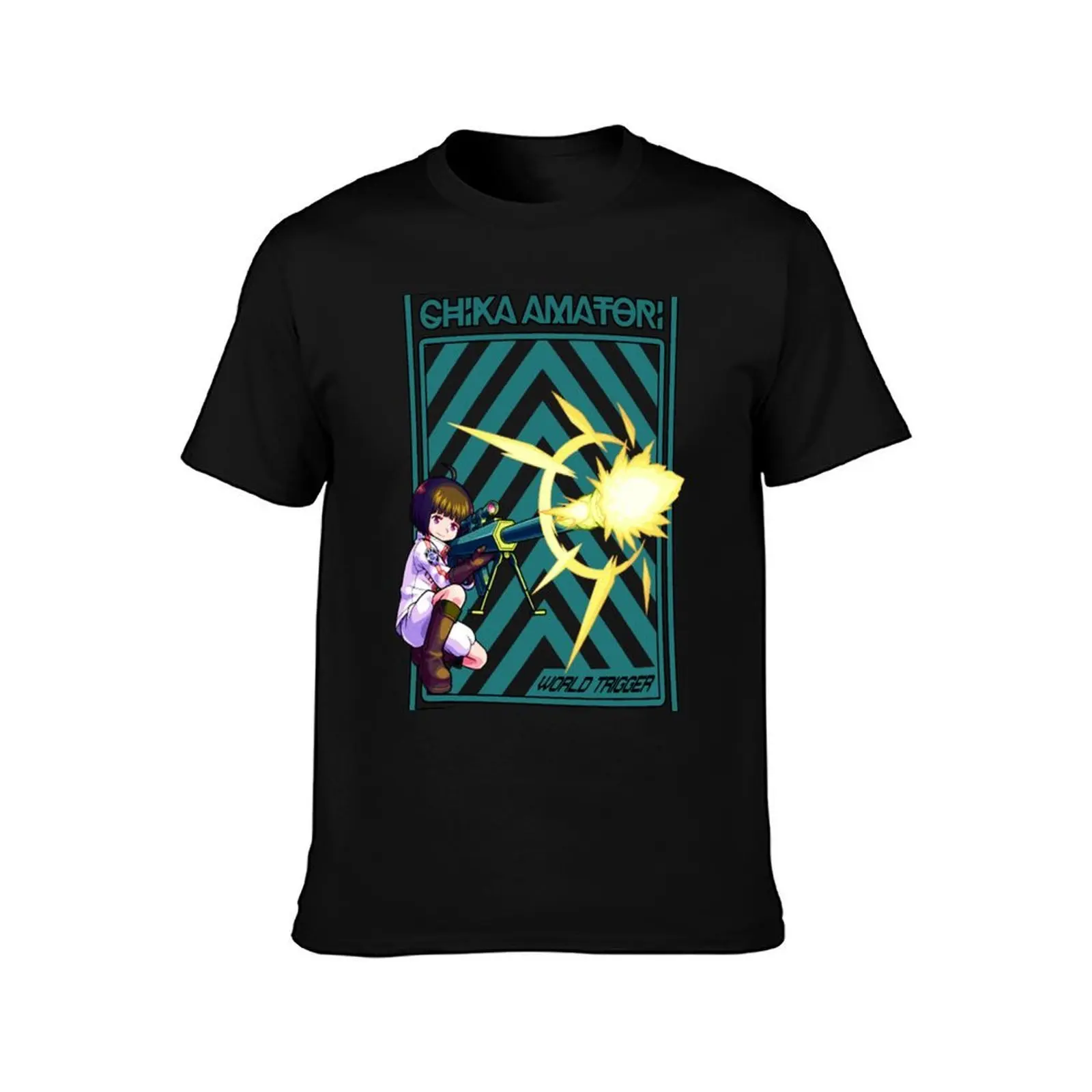 WORLD TRIGGER - CHIKA AMATORI T-Shirt printed t shirts for man T-Shirt