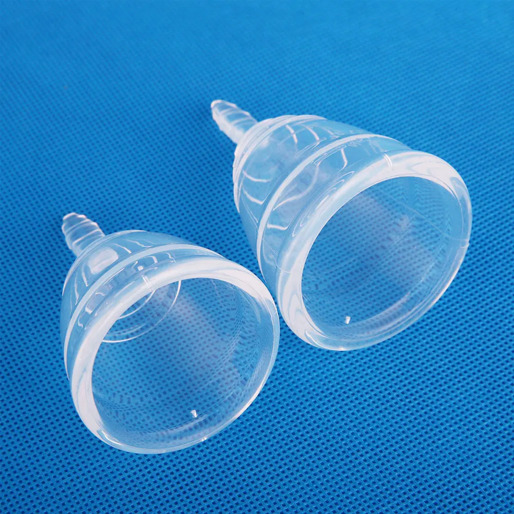 1Pc Feminine Hygiene Menstrual Period Cup Medical Transparent Silicone Menstrual Cup Woman Lady Menstrual Cup for Women