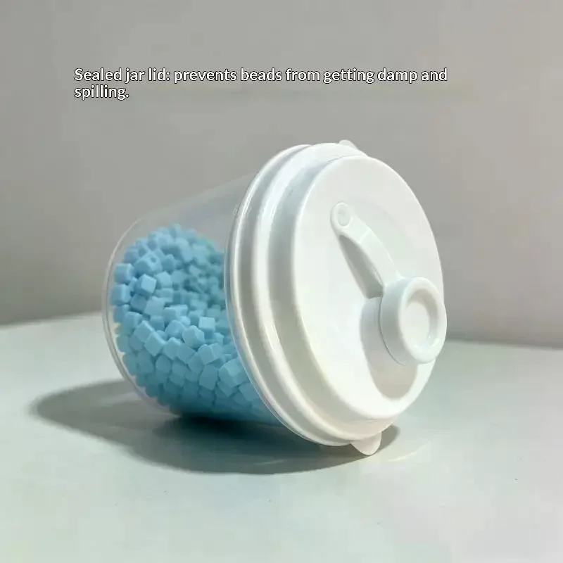 Transparent Sealed Grain Storage Bottle Dry Food Bean Container Kitchen Jar