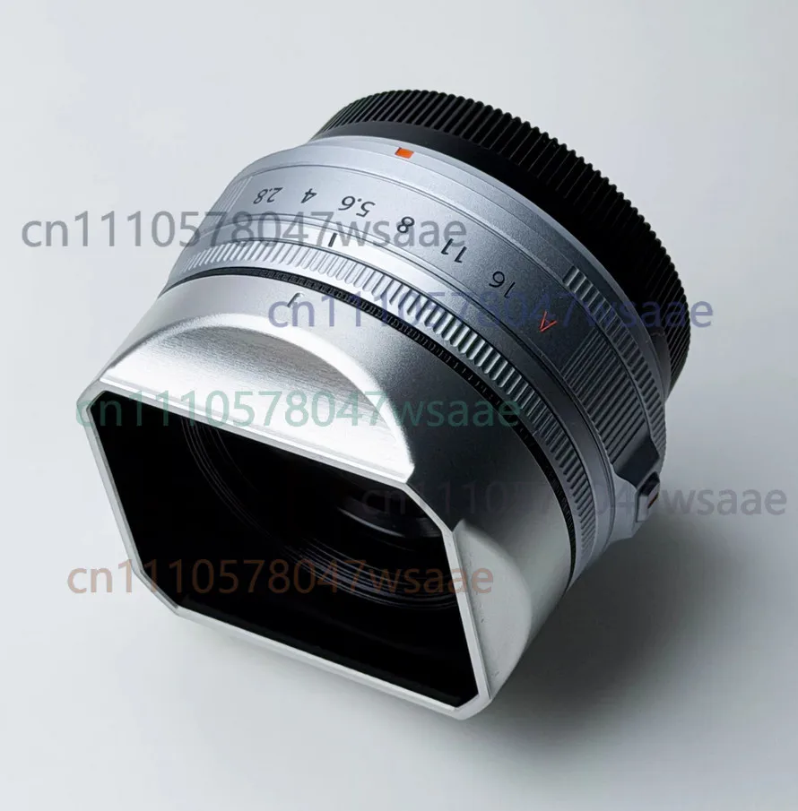 Metal Lens Hood+Cap Replace LH-XF27 For Fujifilm XF 27mm f2.8/XF 23mm f2.8 Lens