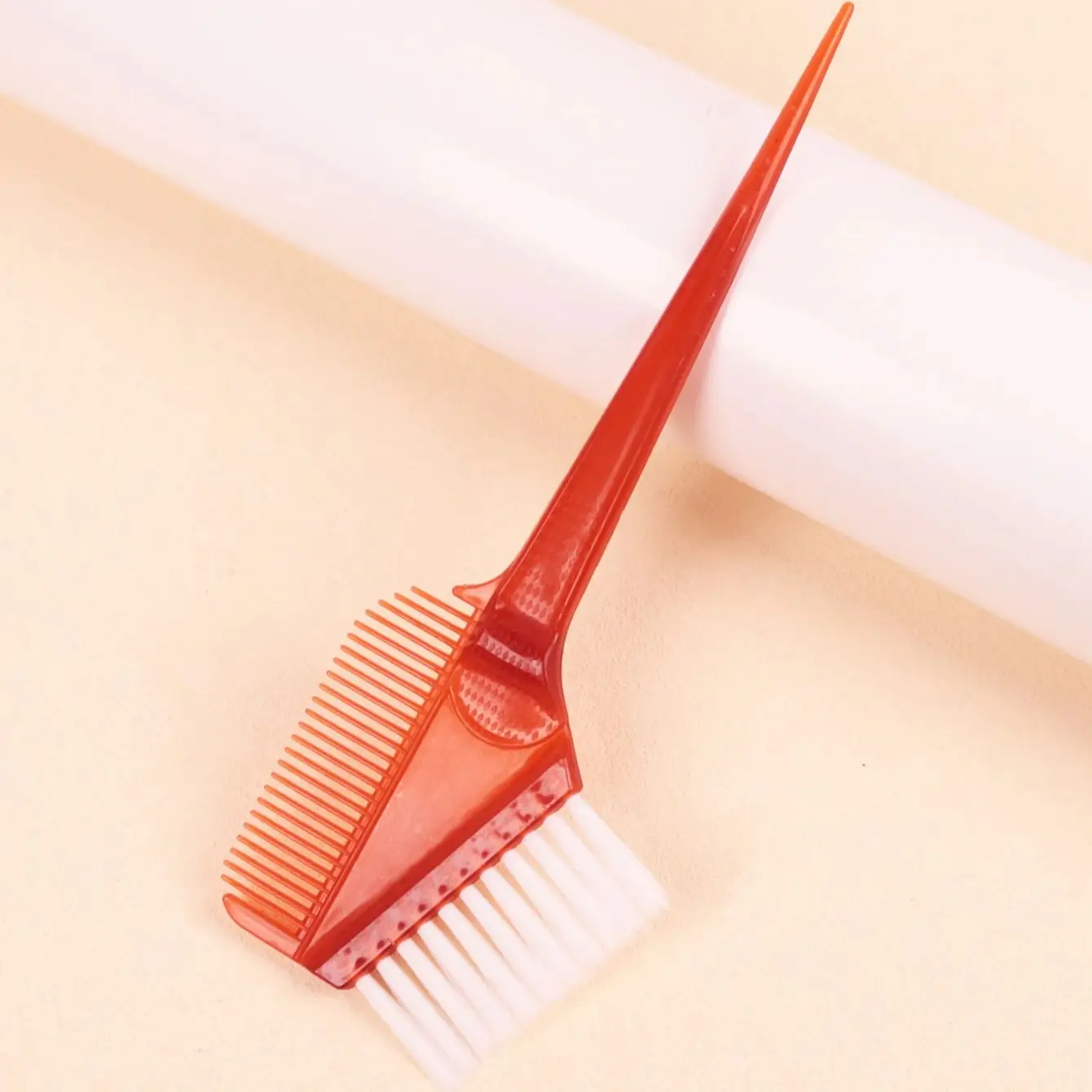 Spazzola professionale per tinture per capelli fronte-retro da 1 pezzo, facile da applicare, adatta per saloni e uso domestico fai-da-te Speciale per parrucche di capelli veri