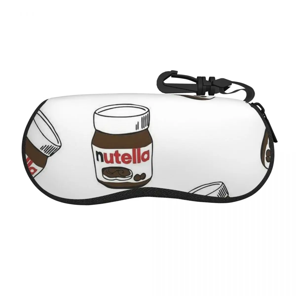 

Nutella Cutie Shell Glasses Case Portable Sunglasses Box Women Men Soft Eyeglasses Bag Pouch