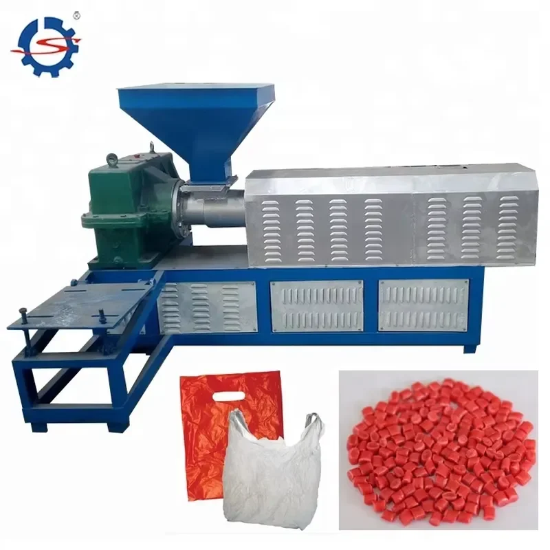 Recycle Plastic Granules Making Machine Price/waste Plastic Granules Extruder Machine