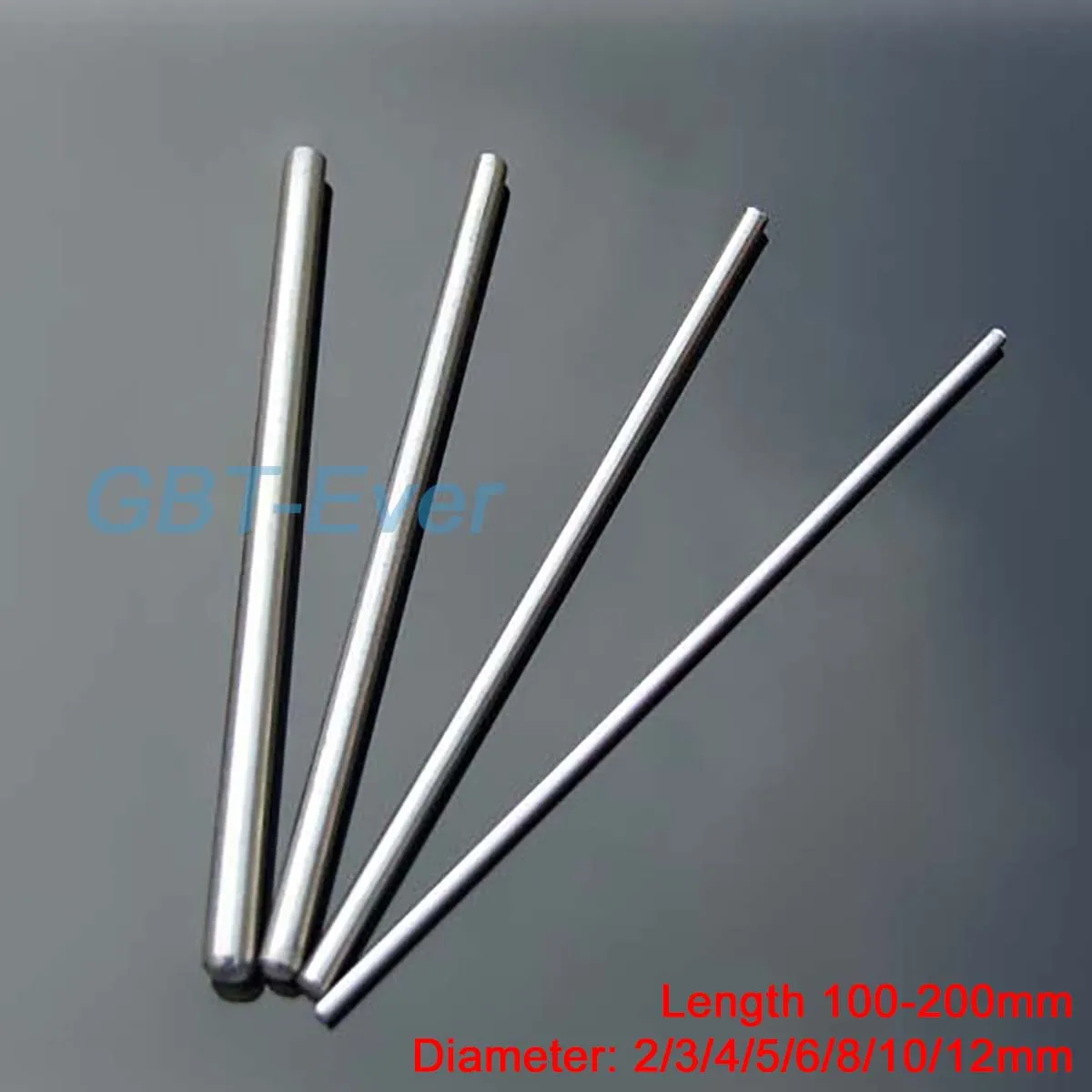 

1/2/5Pcs Dia 2/3/4/5/6/8/10/12mm Steel Rod 100/120/150/200mm Solid Round Shaft Axle Rod Bar for DIY Craft Model Car Toy Parts