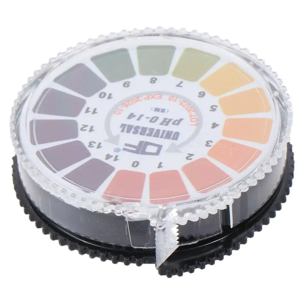 1/2 Rolls Universal 5m/roll PH Test Paper Strip Roll PH 0-14 Test Paper PH Test Meter Water Saliva Urine Juices