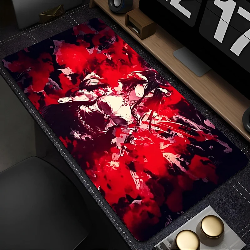 Mouse Pad XXL Extended Mouse Pad Gamer Carpet PC Computer Keyboard Desk Mat O-overlord Albedo Gaming Accessories Large Mousepad