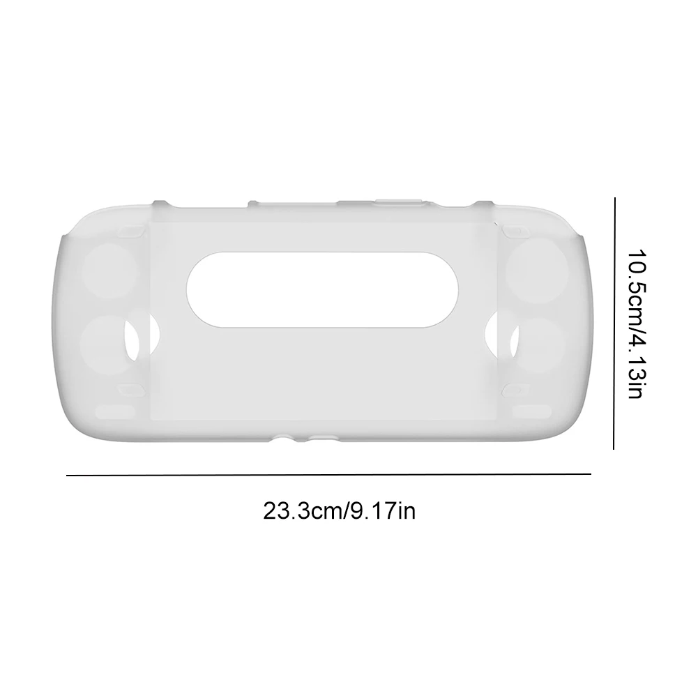 For AYN Odin 2 Silicone Protective Case Soft Shell Protective Cover Gaming Console Cover Tempered Glass Screen Protector