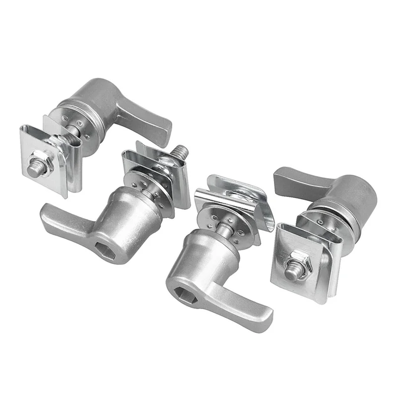 

Silver Saddlebag Lock Mounting Screw Kit Saddlebag Bolts For Touring Road King Electra Street Glide