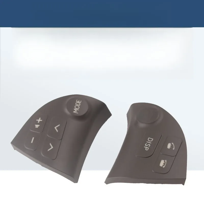 1Set L + R 2006-2012 لكزس ES350 84250-33190 أسود رمادي عجلة القيادة التحكم في مستوى الصوت متعددة الوظائف زر التبديل غطاء