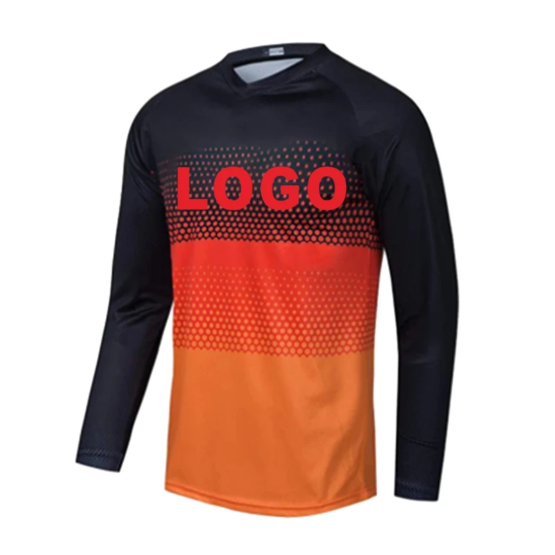 Customized Downhill Jerseys Mountain Bike MTB Shirts Offroad DH Motorcycle Racing Clothing Motocross Sportwear Maillot Ciclismo