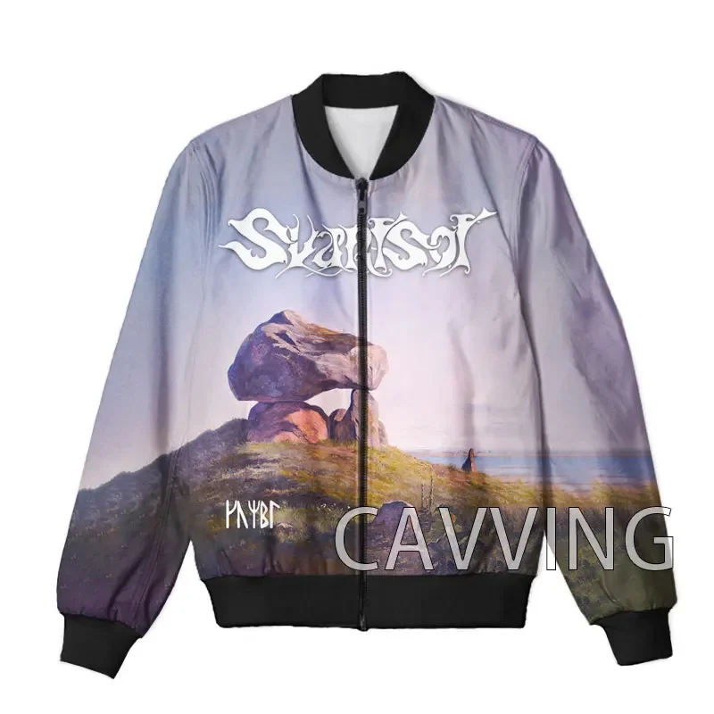 

CAVVING 3D Printed Svartsot Rock Band Zipper Bomber Jackets Men Overcoat Mens Coat Zip Up Jackets for Women/Men