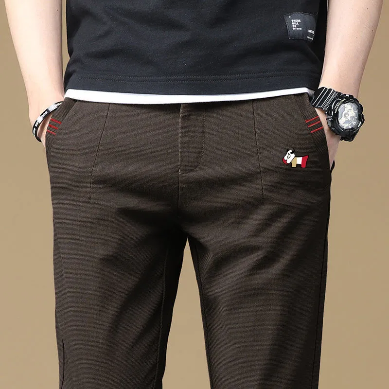 Summer Men\'s Golf Wear 2024 Luxury Brand Golf Pants Cultivate Oneself Straight Tube Pants Korean Golf Clothing Men Casual Pants