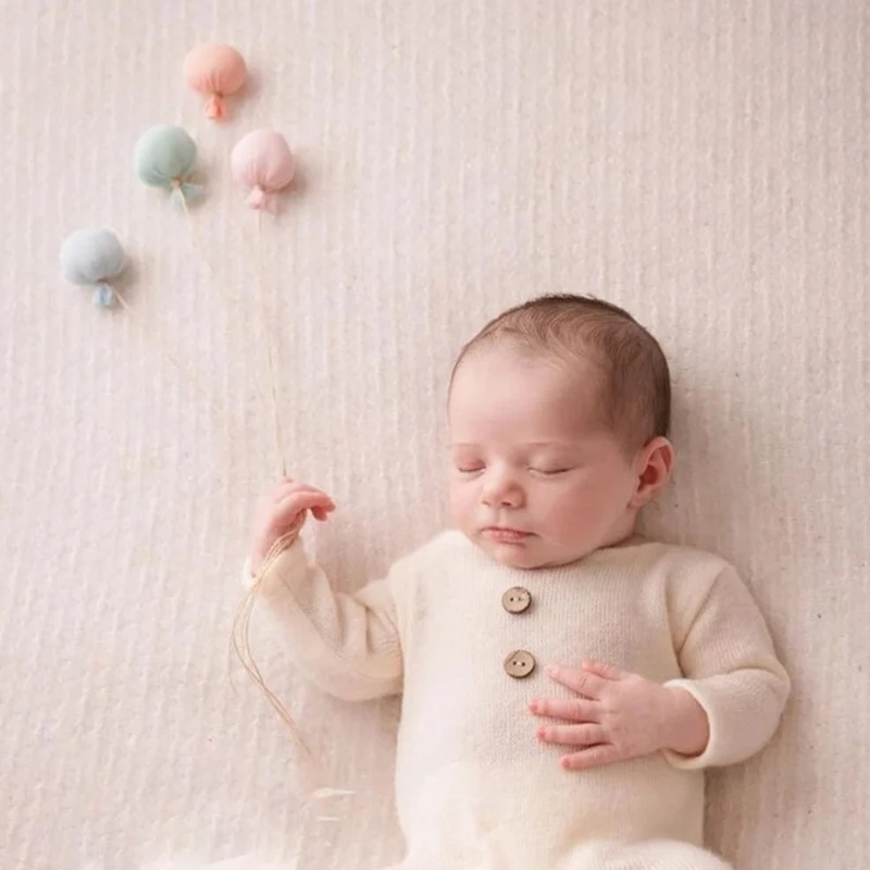 Adereços para fotografia infantil, adereços para pose balão, acessórios para fotos recém-nascidos