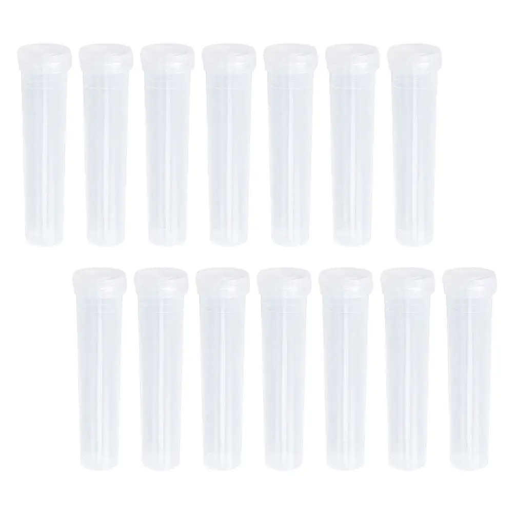 20Pcs Fresh Flower Nutrition Tube Transparent Plastic Flower Water Tube Leakproof Florist Supplies for Floral Arranging