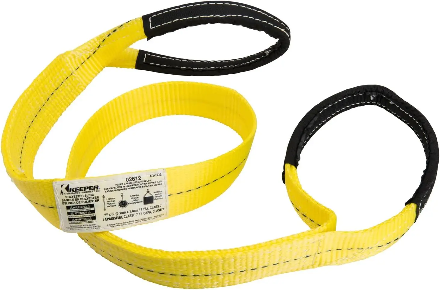 

Прочный подъемный строп 6 футов x 2 дюйма для безопасного подъема и перемещения, износостойкий материал