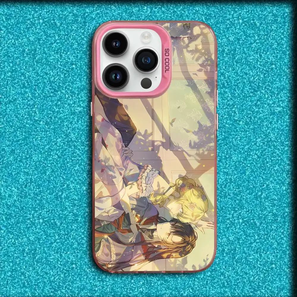 حافظة هاتف من صنعني الأميرة لوكاس أثاناسيا لهاتف آيفون 17,16,15,14,13,12,11,Pro,Max,Plus,E,SE4,Air,Mini Pink IMD Box #2