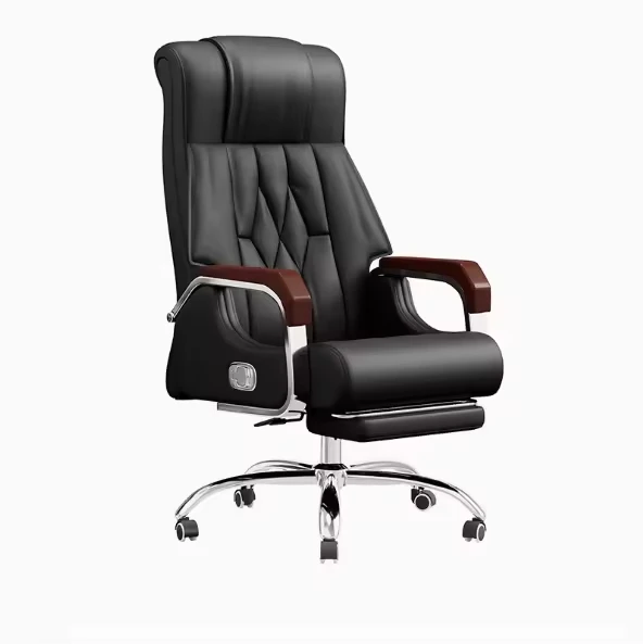 Luxury Sofa Chair Office Boss CEO Chair Revolving Reclining Lie Easy Comfortable Chair With Leg Rest