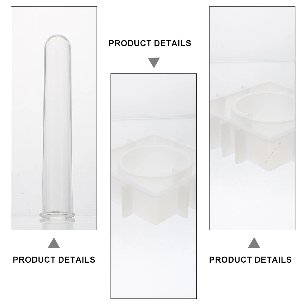 

Crystal Epoxy DIY Flower Decor Silicone Planter Hydroponic Vase Mold Practical Vase DIY Mold Jewelry Accessories Lightweight