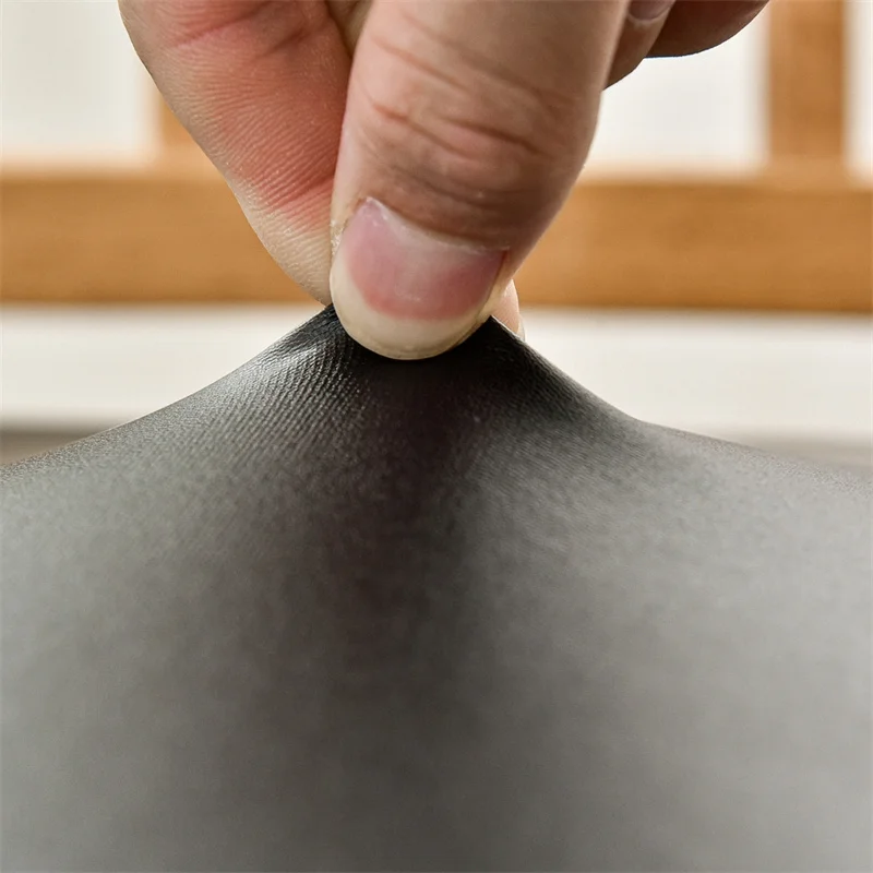 Waterproof Chair Cushion Cover For Kitchen Dining Room Leather Seat Cover Dining Room Chair Seat Cushion Cover Solid Color