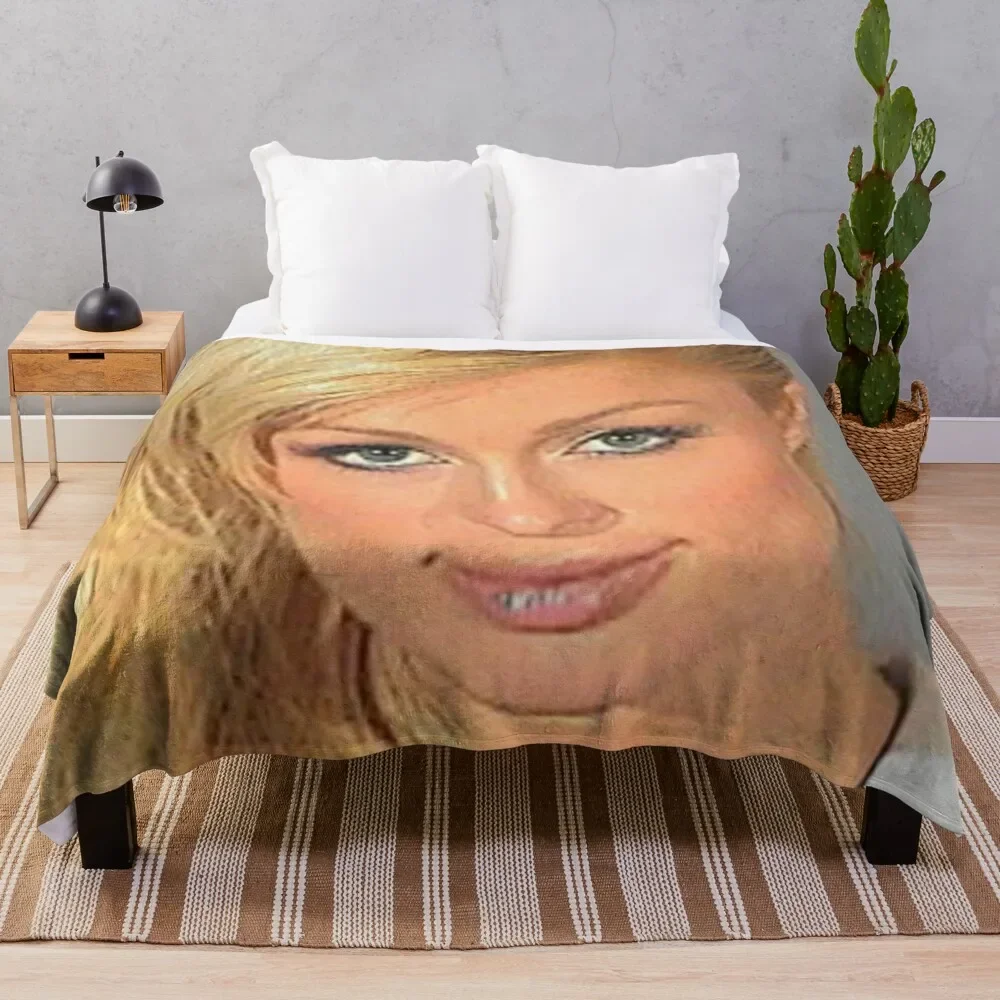 

Paris Hilton's 2007 Mugshot Throw Blanket Warm Comfortable Blanket for Office Napping