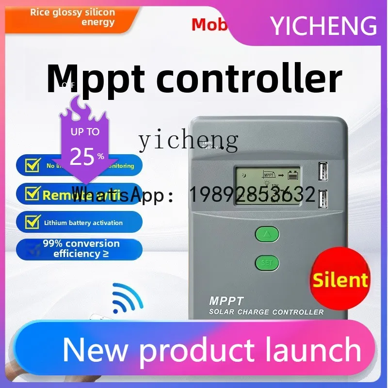 X8   solar controller automatic universal photovoltaic panel charging with wifi bluetooth