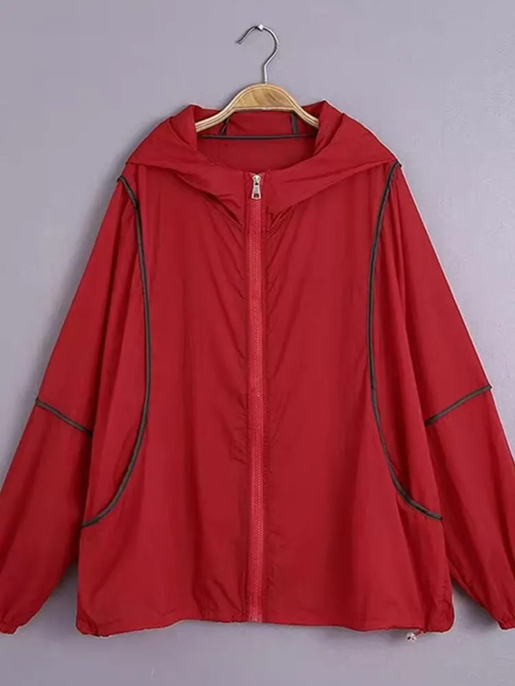 Verão feminino 2025 novo sle leve longo sve proteção uv outerwear respirável ao ar livre facionable protetor solar roupas