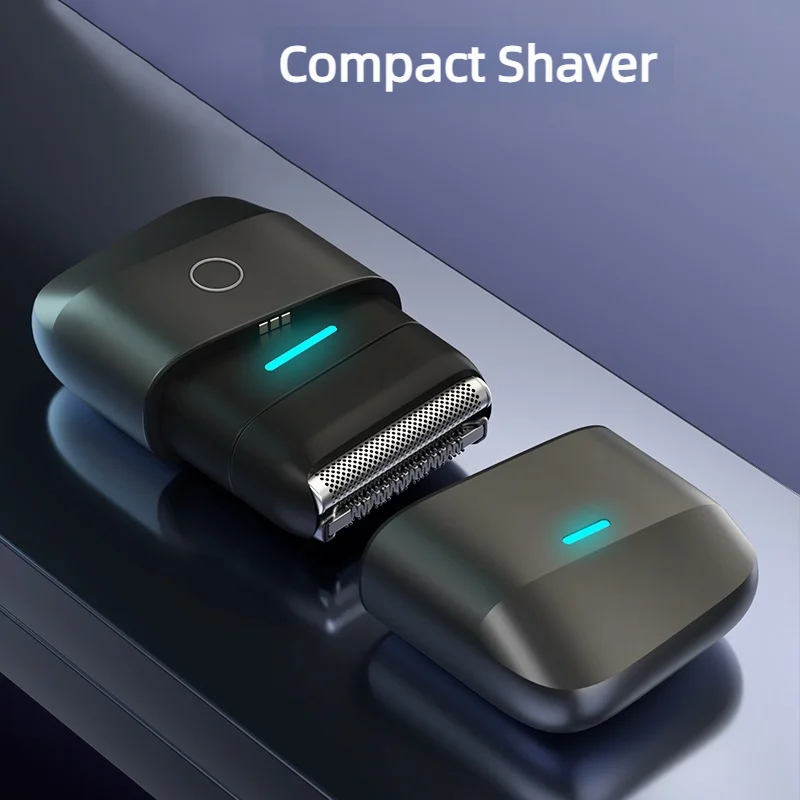 Rechargeable Foil Shaver Men, IPX7 W/20s UV Sterilizer (99.9%), One-Button Gift for Dad Husband Travel Trimmer